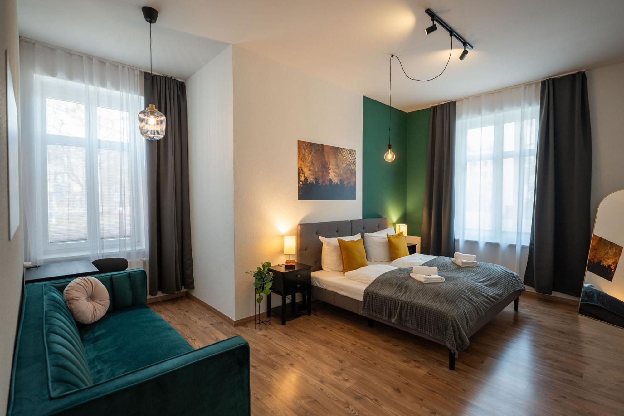 T21 - Apartment Direkt Im Zentrum Mit Parkplatz Chemnitz Exterior photo